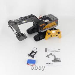 114 Huina 1592 RC Excavator Digger 2.4G 22CH with Diecast Metal Cab and Bucket