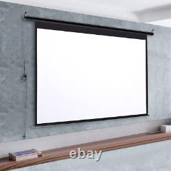 120 in Electric Motorised Projector Screen Home Movie Theater 43 Remote Control