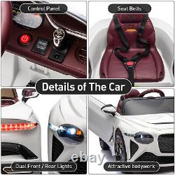 12V Electric Child Toy Car Kids Ride on Car Remote Control LED MP3 Bentley Style