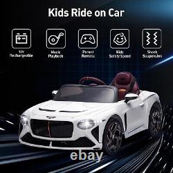 12V Electric Child Toy Car Kids Ride on Car Remote Control LED MP3 Bentley Style