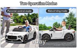 12V Electric Child Toy Car Kids Ride on Car Remote Control LED MP3 Bentley Style