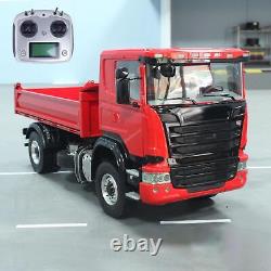 1/14 RC Hydraulic Dumper Car Remote Control 4x4 Dump Truck Metal Tipper Model