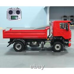 1/14 RC Hydraulic Dumper Car Remote Control 4x4 Dump Truck Metal Tipper Model