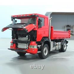 1/14 RC Hydraulic Dumper Car Remote Control 4x4 Dump Truck Metal Tipper Model