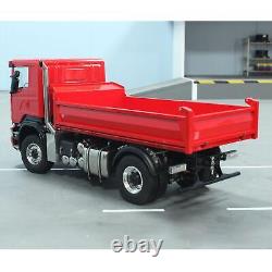 1/14 RC Hydraulic Dumper Car Remote Control 4x4 Dump Truck Metal Tipper Model