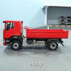 1/14 RC Hydraulic Dumper Car Remote Control 4x4 Dump Truck Metal Tipper Model