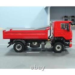 1/14 RC Hydraulic Dumper Car Remote Control 4x4 Dump Truck Metal Tipper Model