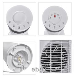 20W Circular Tower Fan with Remote Control Floor Fan for Home and Office