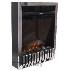 2KW Remote Control Modern Electric Fireplace LED Fire Place Heater Inset Stove