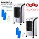 2X Portable Air Cooler Fan with Remote Control Ice Cold Cooling Conditioner Unit