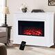 30or34 Digital Electric Fire White Frame Fireplace Surround Suit Remote Control