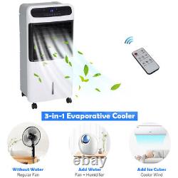 3-in-1 12L Evaporative Air Cooler Fan Humidifier Heater 3 Speed Remote Control