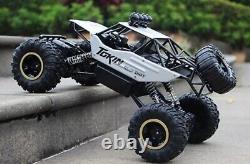 4WD Remote Control RC Car Off-road Monster Truck Buggy Electric With LED Kid Toy