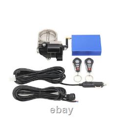 60mm Exhaust Control Pipe Downpipe Valve Electric Valve + Remote Control Set