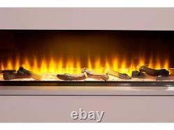 Adam Sahara 1250 Electric Inset Media Wall Fire with Remote Control, 51 Inch