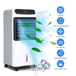 Air Cooler Space Heater Cooling Fan Anion Humidifier With Remote Control Ice Box
