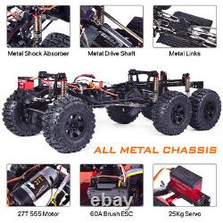 Austar AX-X6 1/10 RC Car Crawler 6x6 30KM/H 2.4Ghz 6WD Remote Control Truck Grey