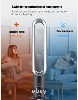 Bladeless tower Fan Heat And Cold Air Intelligent Portable Hot Cooling