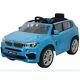 Blue Electric Ride on Car BMW X5 X5M SUV 12v with Parental Remote Control