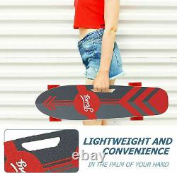 CAROMA Electric Skateboard Longboard with Remote Control, 350W Top Speed