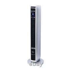 Ceramic Tower Fan Heater Remote Control Thermostat Timer LCD Display 2200W UK
