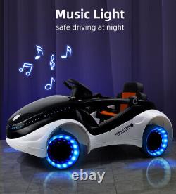 Children's Electric Car Science Fiction Car Four-wheel Remote Control LED Car