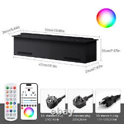 Dimmable Electric fireplace, Water vapor fireplace with APP remote control