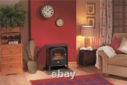 Dimplex Club 2kw Stove LED Electric Fire Black Style CW Remote Control CLB20-LED