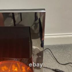 Dimplex electric fireplace optiflam 2 kw chrome remote control 3 flames