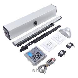 Electric Automatic Swing Gate Opener Operator Dual Arms Remote Control Door Kit