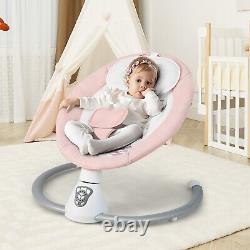 Electric Baby Bouncer Chair Swing Remote Control Rocking Bed With Mosquito Nets