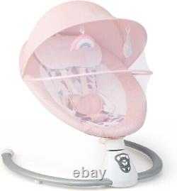 Electric Baby Bouncer Chair Swing Remote Control Rocking Bed by COSTWAY With Net