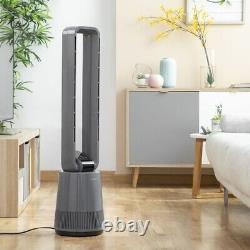 Electric Blade-free Pedestal Air Cooling Fan Purifying Filter Remote Control
