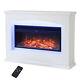 Electric Fire and Surround Free Standing Fireplace Heater with Backlight &Remote