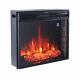 Electric Fireplace Wall/Inset 7 LED Flame Log Effect Fire Heater Remote Control
