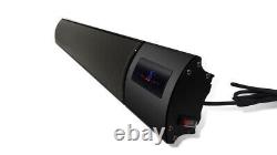 Electric Heater Infrared Radiant Ceiling/Wall IP44+Remote Control Black 1800W