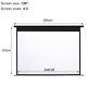 Electric Motorized Projector Screen Home Cinema 72/84/92/100/120inch with Remote