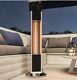 Electric Patio Heater Carbon Infrared Floor Standing with Remote Control