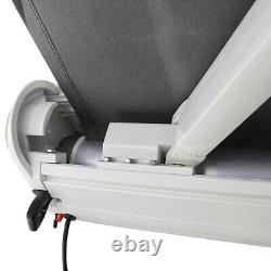 Electric Remote Control Full Cassette Retractable Garden Awning 3x2.5M Grey