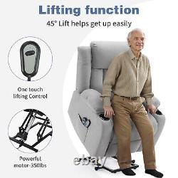 Electric Riser Recliner Chair Massage Heating Armchair Sofa with Remote Control