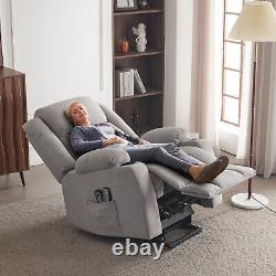 Electric Riser Recliner Chair Massage Heating Armchair Sofa with Remote Control