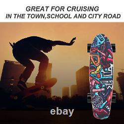 Electric Skateboard 350W Electric Longboard withRemote Control E-Skateboard Adult