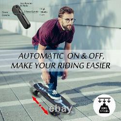 CAROMA Electric Skateboard Remote Control,350W Electric Longboard Adult Gift UK 