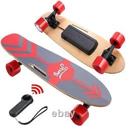 Electric Skateboard withRemote Control E-Longboard 350W 20KM/H Teen Adult Gift UK