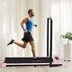 Electric Treadmill Exercise Walking Pad Machine with Folding Holder Remote Control