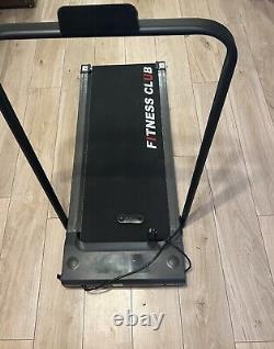 Fitness Club Electric Treadmill with Foldable Handrail and Remote Control