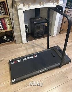 Fitness Club Electric Treadmill with Foldable Handrail and Remote Control