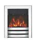 Focal Point Electric Fire Chrome effect Flame effect Remote Control 2 kW