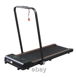 Foldable Electric Treadmill Running Walk Machine Remote Control with Phone Holder