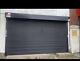 Front Shop Black Electric Shutters With Remote Control